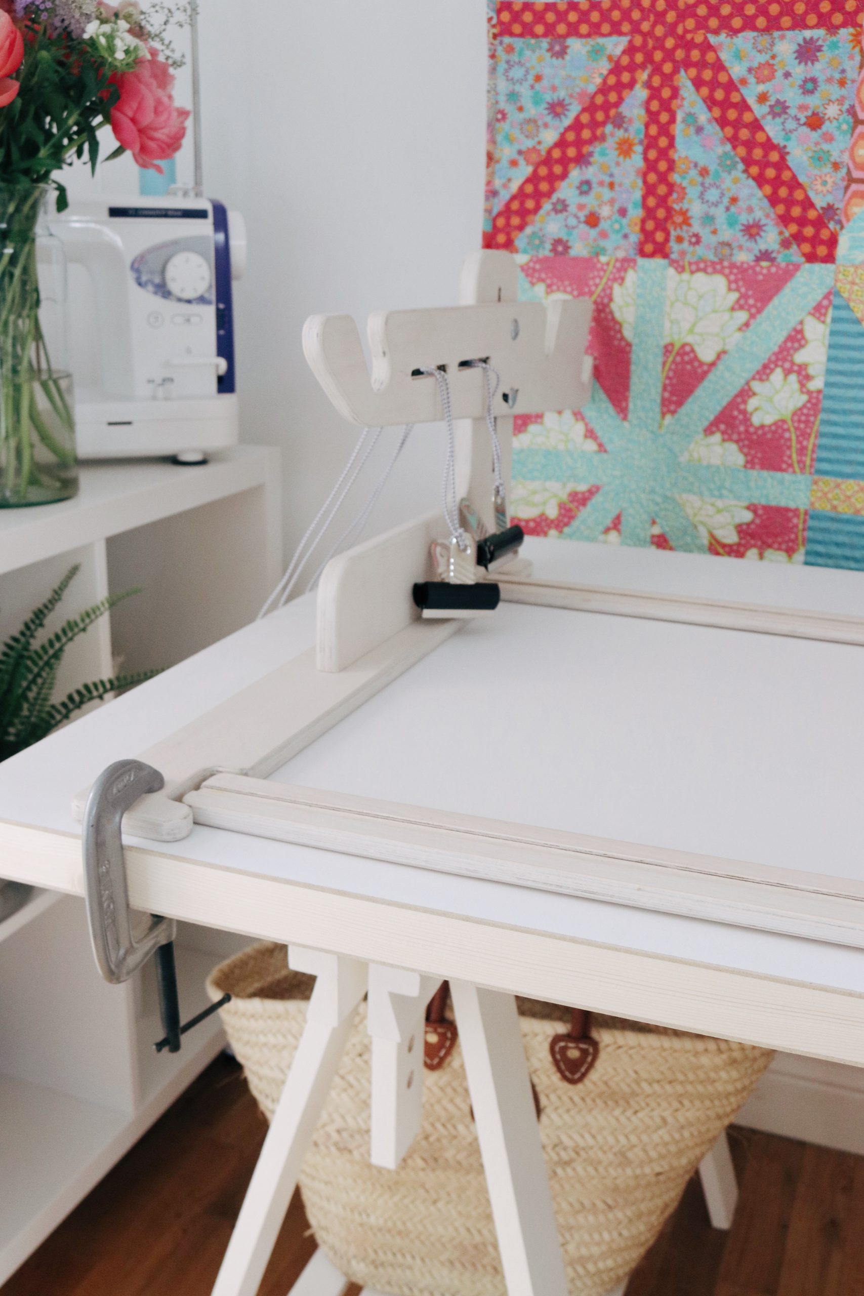 Quilting frame update makes it easy to move between frame sizes.