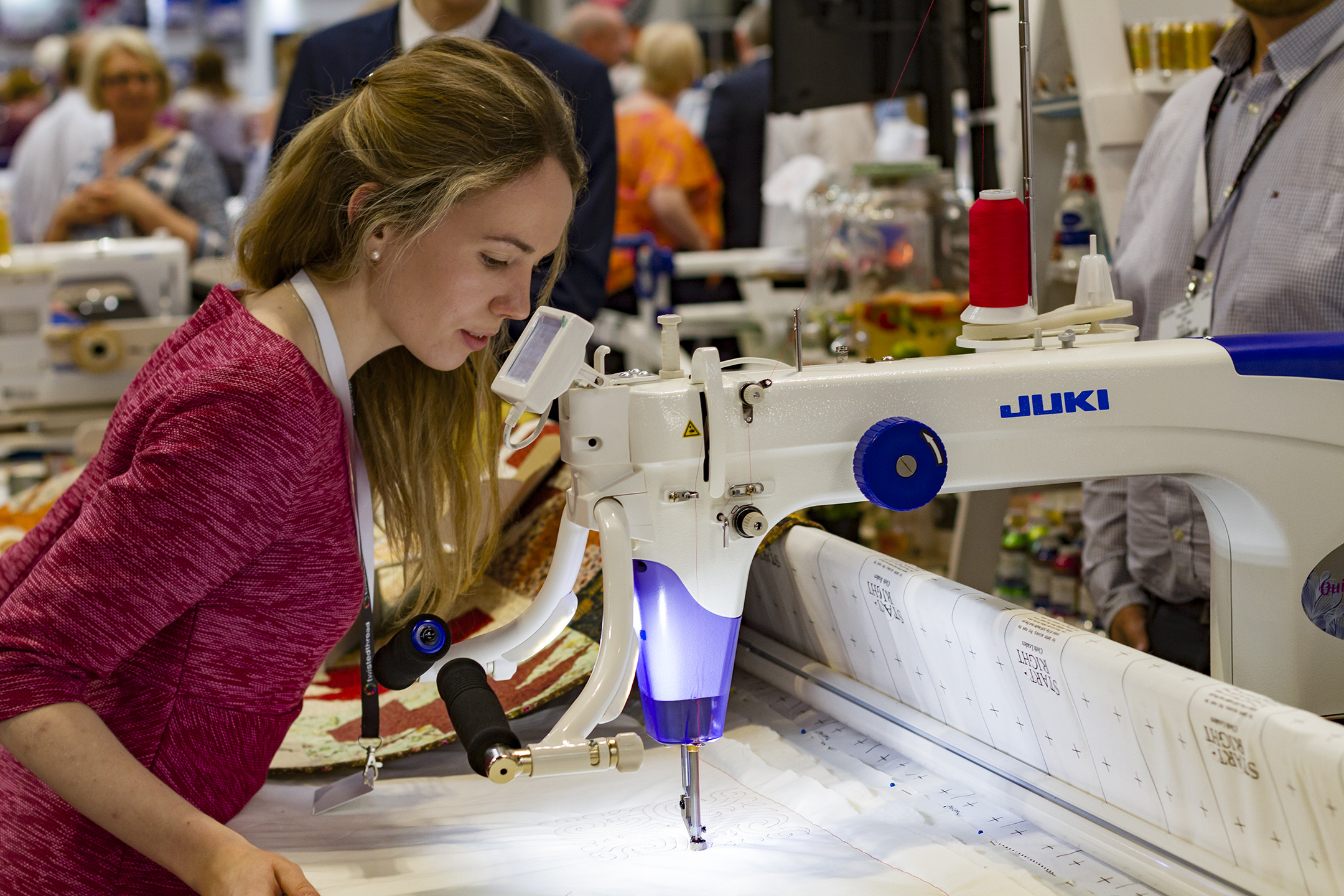 Try out the Juki Sewing Machines at the Festival of Quilts